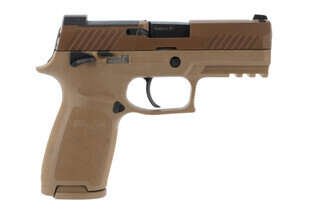 SIG Sauer P320 M18 9mm Optics Ready Pistol in Coyote Brown